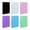 Green, variant on Blue Clamp Binder Ringless File Organizer Letter Size Spring Clip Document Folder 9x6.9 Inch Transparent Cover Holds 100 Pages Office School Telescoping Binder Alternative