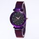 thumbnail image 3 of Reloj de señoras de moda casual creativo cielo estrellado imán de diamantes con reloj, 3 of 5