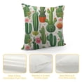 thumbnail image 4 of JRXY Green Cactus Throw Pillow Covers  Decorative Couch Pillow Case Outdoor Farmhouse Sofa Cushion Cover Modern Decor for Bed Living Room  White, 4 of 5