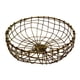 thumbnail image 1 of Handmade rural farmhouse wire fruit bowl retro style countertop basket snacks and vegetable storage basket, 1 of 5