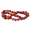 Cognac-Amethyst, variant on Amberalia knotted Baltic Amber Necklace with Amethyst, GIA Certificated - for natural remedies - Boost immune System - Lemon-Quartz-Amethyst 12.5”