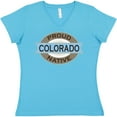 thumbnail image 3 of Inktastic Proud Colorado Native Women's V-Neck T-Shirt, 3 of 5