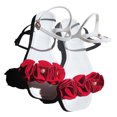 thumbnail image 2 of LEEy-World Chaussons pour Femmes Mode Printemps et Été Chaussons pour Femmes Semelle Épaisse Talon Compensé Tongs Fleur Colorée Chaussons Croquettes pour Femmes, 2 of 5