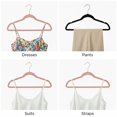 thumbnail image 7 of Hanger Central 25 Pack Space Saving Pink Velvet Non-Slip Hangers with Swivel Hook, 7 of 7