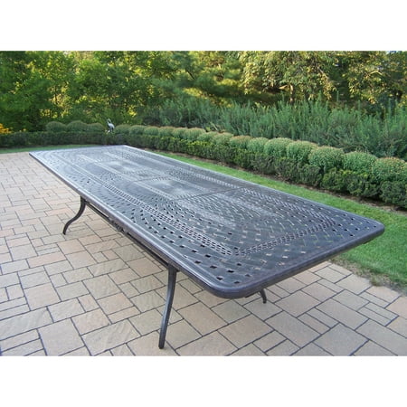 Oakland Living Belmont Rectangular Extendable Patio Dining Table