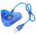 thumbnail image 2 of Cable adaptador conversor para PS2 a PC, Plug and Play, de 1 PC a 2 PS2 para WIN98 XP 7 8, 2 of 12
