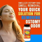 SMELLEZE Ostomy Bag Smell Removal Deodorizer: 2 lb. Granules Stop Colostomy Stench