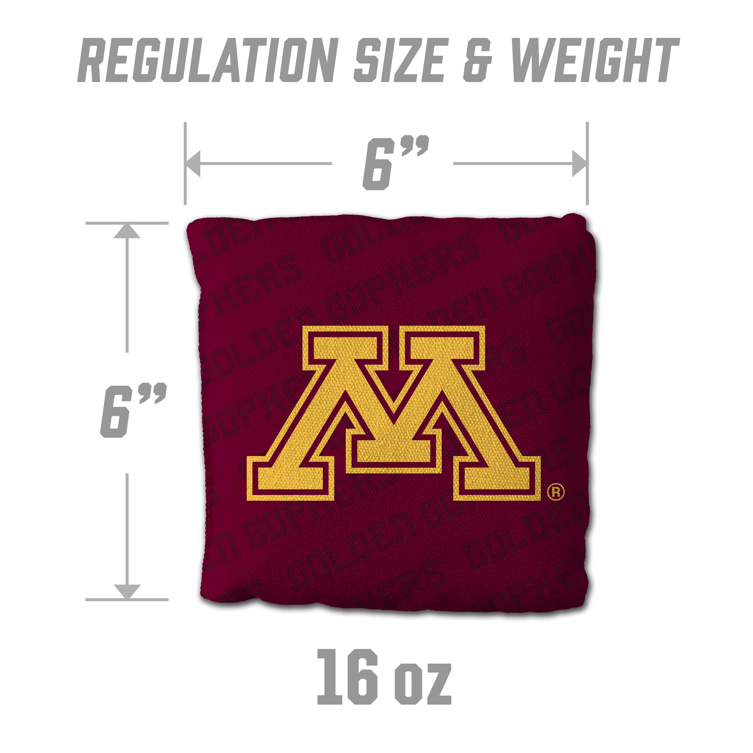 NCAA Minnesota Golden Gophers Cornhole Bags - 4PK - Maroon