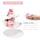 thumbnail image 5 of Juego de 15 expositores de mesa de postre, soporte blanco para cupcakes de 3 niveles, soporte para tazas y torres, soporte para pasteles, bandejas para servir postre para fiestas de té, bodas, baby, 5 of 9