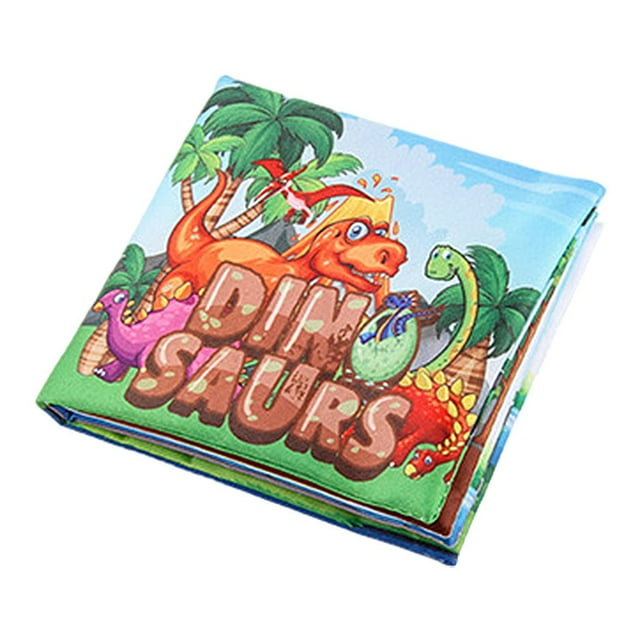 Livres pour Bébé Mon Premier Apprentissage Précoce Sensoriel Dinosaure Souple Interactif