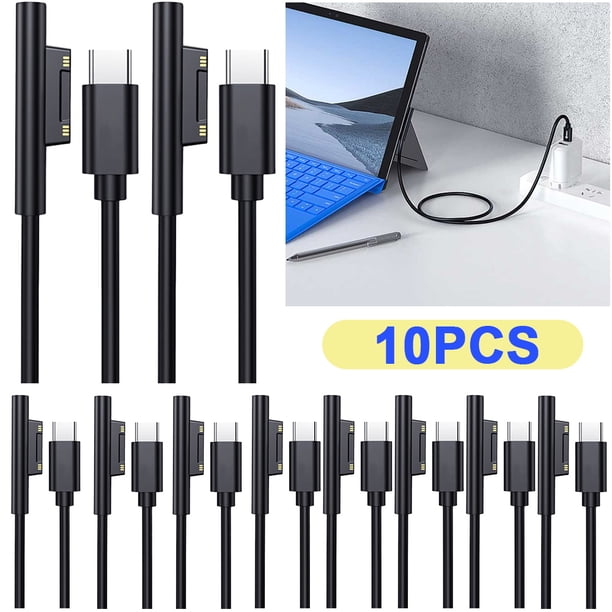 DQrwqpou Cable Cargador Rápido PD Fuente Alimentación USB C para Microsoft Surface Pro 7 6 5 4