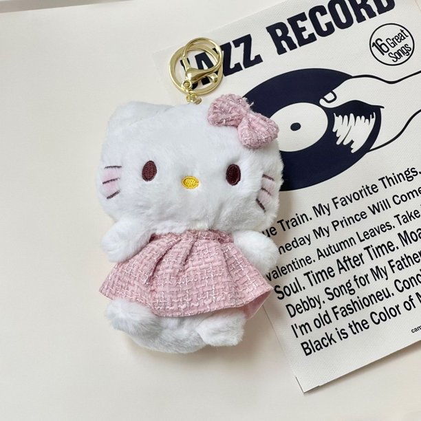 Lindo gatito colgante muñeco de peluche Xiaoxiangfeng KT gato bolsa colgante llavero muñeca