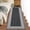 Black, variant on Hallway Runner Rug 2x6 Washable Kitchen Runner Carpet with Rubber Backing Stain Resistant Striped Border Entry Rug Geometric Area Rug for Living Room Bedroom Dining Room, Khaki