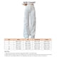 thumbnail image 5 of Pantalones de Mujer con Múltiples Bolsillos Ajuste Relajado Pierna Ancha Recta Cintura Media Pantalones Informales de Calle Blanco XXL, 5 of 5