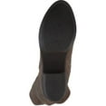 thumbnail image 4 of JOURNEE COLLECTION Womens Brown Comfort Sana Round Toe Block Heel Zip-Up Heeled Boots 6.5 M, 4 of 4