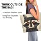 thumbnail image 2 of Balery Retro Raccoon Graphic Print Bolsa Tote Estilo Estético con Cremalleras, Bolsa de Hombro, Bolsa de Compras Grande y Plegable, 2 of 8
