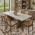 thumbnail image 3 of SIXHOME 10'x14' Area Rugs for Living Room Washable Rugs Vintage Boho Area Rug Soft Moroccan Geometric Indoor Rug for Bedroom Dining Room Office Foldable Nonslip Aztec Rug Brown, 3 of 9