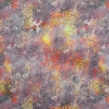 oneOone Rayon Gray Fabric Abstract Floral Sewing Fabric By The Yard Printed Diy Clothing Sewing Supplies 56 Inch Wide-1ra