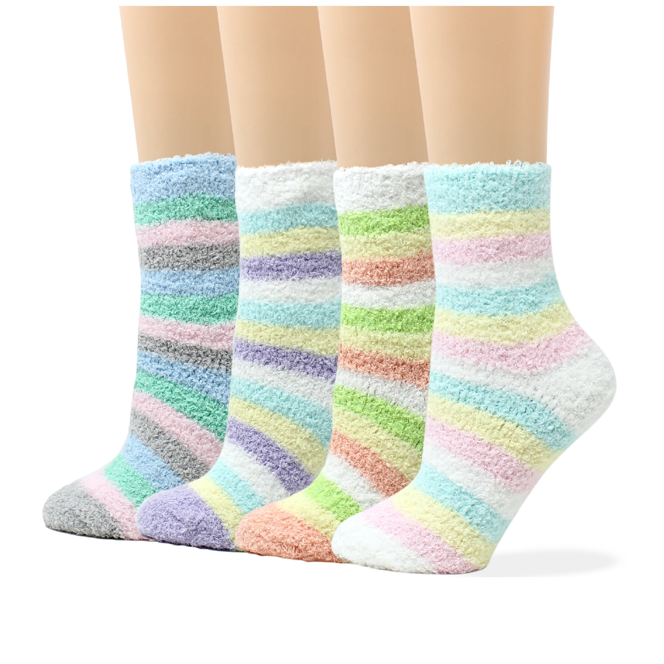 LIVEBEAR Korean Socks - Sleeping Socks, Microfiber, Fluffy