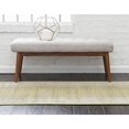 thumbnail image 4 of Unique Loom 3129577 Area Rug, 2 Feet 9 Inch x 9 Feet 10 Inch, Green/Beige, 4 of 5