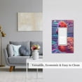 thumbnail image 5 of KLL Digital Flamingo Vibrant Art Pattern Electrical Outlet Covers, 3" x 5" 1 Pack Electric Receptacle Plug Covers for Decorator Receptacle Outlet & Switch-Style U, 5 of 6