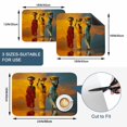 thumbnail image 5 of Three Black Women Dish Drying Mats for Kitchen Counter, African Tribal Boho Red Yellow Green Absorbent Coffee Bar Mat with Non-slip Rubber Backed Quick Drying Dish Rack Pad 16"x18", 5 of 9