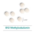thumbnail image 6 of Nutricology B12 Methylcobalamin Supplement - Vitamin B12 and Folate, with 400mcg Folic Acid, Pure, Vegetarian Lozenges - 50 Count, 6 of 8