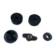 thumbnail image 1 of Accesorios para platillos Funda de repuesto para soporte de platillos ligera y resistente Piezas para batería Negro, 1 of 8
