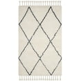 thumbnail image 5 of SAFAVIEH Casablanca Anderson Geometric Shag Area Rug, Ivory/Grey, 5' x 8', 5 of 7