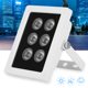 thumbnail image 3 of Luz de relleno infrarroja de 12 V CC y 6 W, 6 lámparas, iluminadores IR, IP66, resistente al agua, para cámaras de vigilancia de seguridad., 3 of 14
