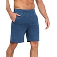 thumbnail image 7 of Unisex Tear Away Shorts 9" Snap On Athletic Shorts Cotton Post Knee Hip Surgery Recovery Lounge Short with Pockets, 7 of 7