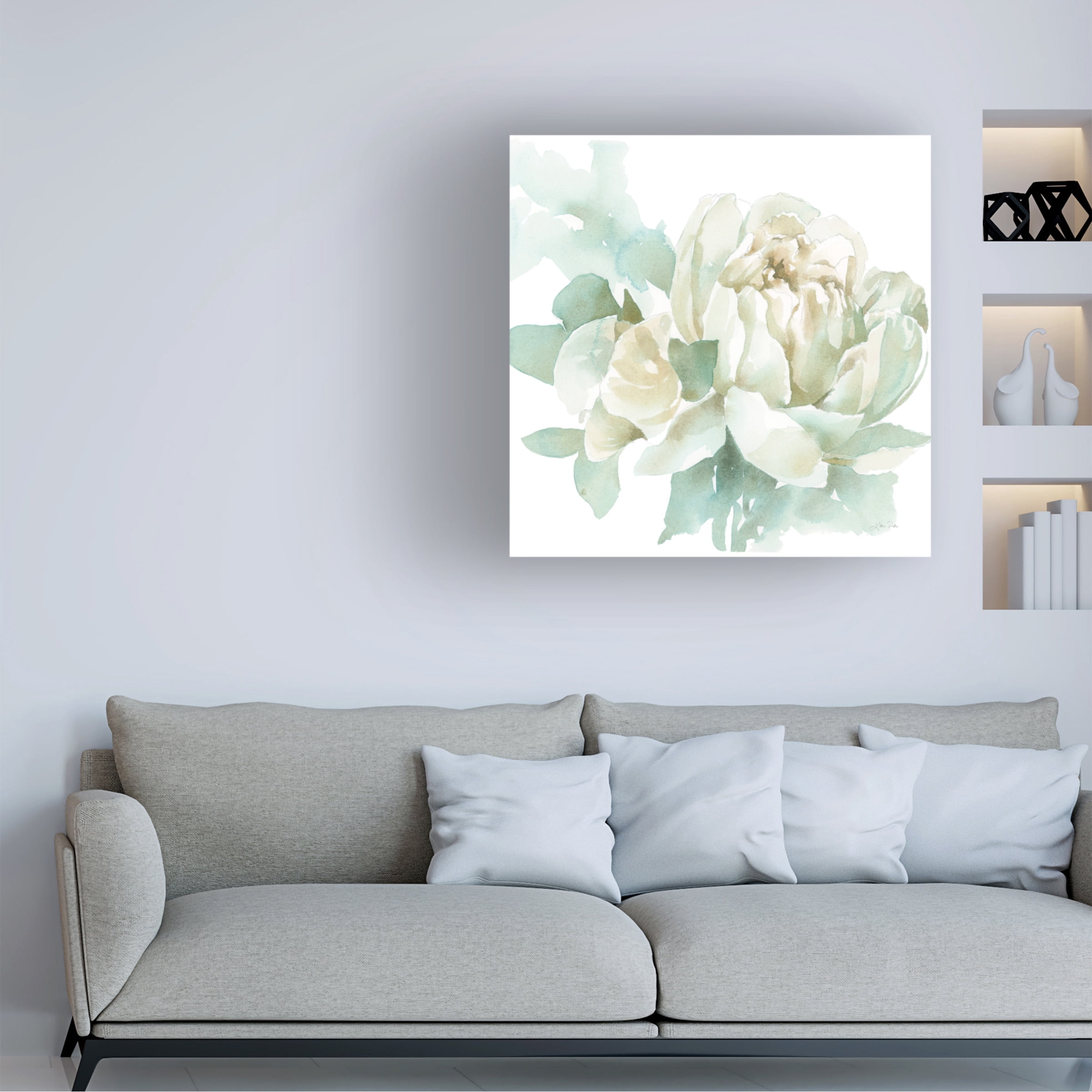 Katrina Pete 'Poetic Blooming I' Canvas Art