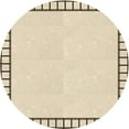 thumbnail image 1 of Ahgly Company Indoor Round Patterned Moccasin Beige Area Rugs, 8' Round, 1 of 6