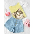 thumbnail image 3 of Doubtful Kitten T-Shirt Toddler -Kayomi Harai Designs,  4 Toddler, 3 of 4