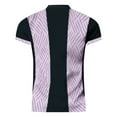 thumbnail image 5 of Sngxgn Men's Short Sleeve Fit Polo Shirt(Purple,XXL), 5 of 5