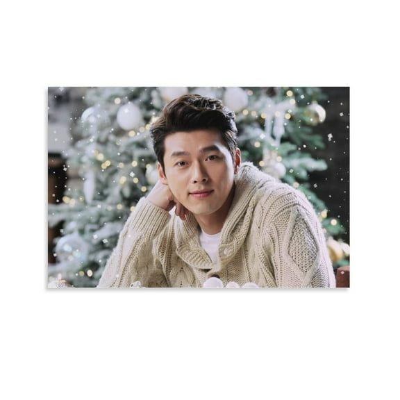 Korean Actor Hyun Bin Poster Print for Teen Boys Room Wall Art Canvas Painting Print