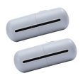 thumbnail image 2 of EeaseCA 2pcs Wall-mounted Trash Bag Container Capsule Shape Trash Bag Dispenser Garbage Bag Storage Box for Bathroom Kitchen (Grey), 2 of 8