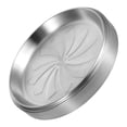 thumbnail image 2 of Stainless Steel Serving Tray Round Cake Pan Grill Accessory Storage Food Prep Tray For Bbq Camping Fast Food Cafeteria, 2 of 9