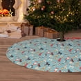 thumbnail image 5 of KLL 30" Christmas Tree Skirt Animal Dog Xmas Tree Skirts Mat for New Year Xmas Holiday Party Indoor Outdoor Home Decoration, 5 of 5