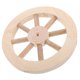 thumbnail image 2 of Farmhouse Wooden Wheel Wall Decor for Garden Decorative, 2 of 5