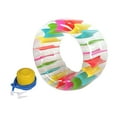 thumbnail image 3 of Colaxi Inflatable Water Wheel Swimming Pool Float Family Inflatable Raft Inflatable Roller Float Float Tube for Indoor Grass Playing 100cmx60cm, 3 of 8