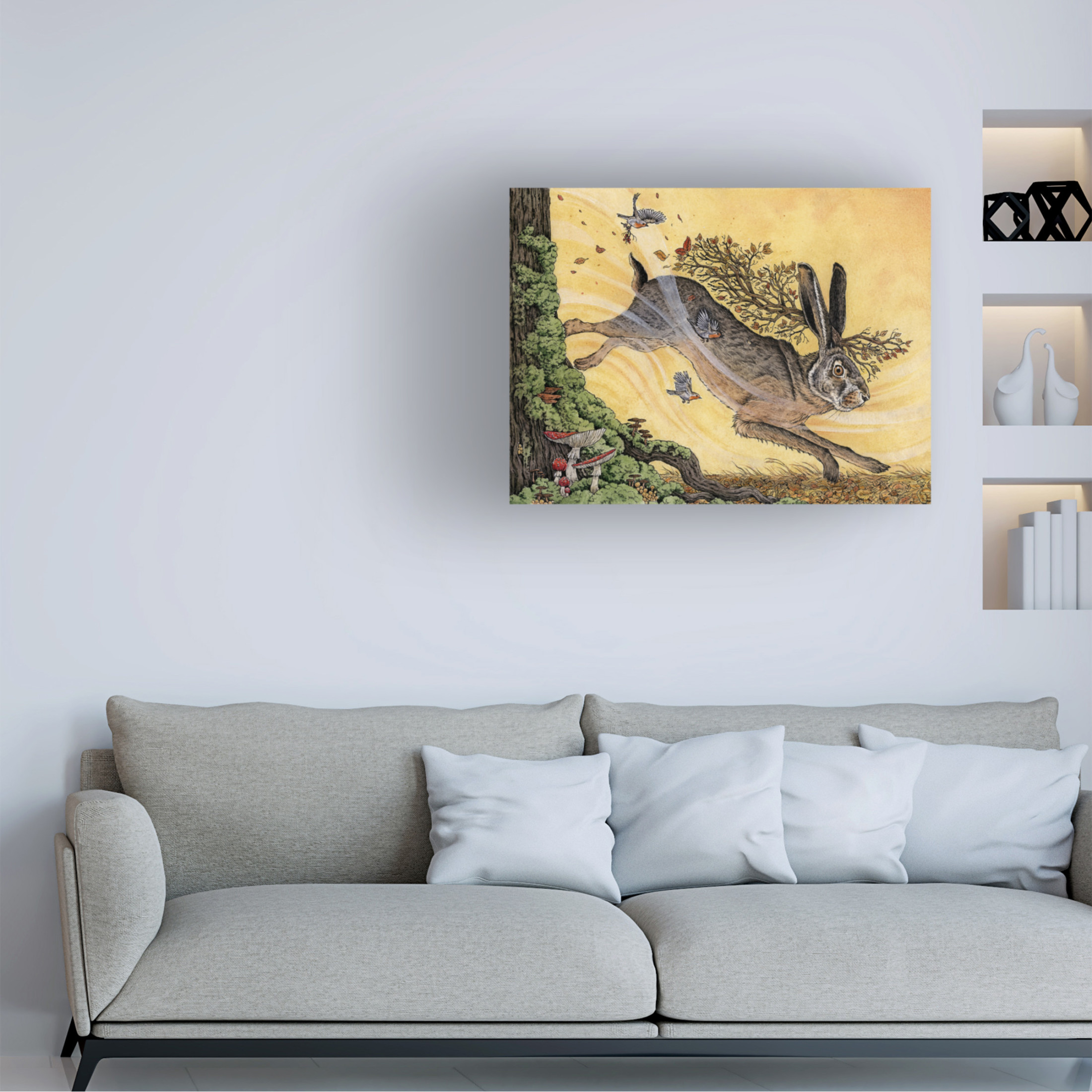 Trademark Fine Art Lea Chaillaud Autumn Winds Canvas Wall Art