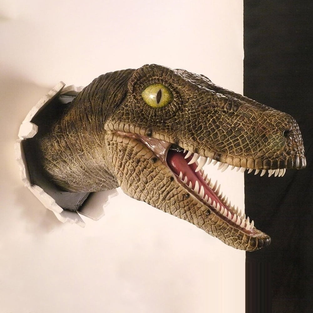 Nitouy Anime Head Crafts New Dinosaur Ornaments Wall Breaking Raptor Suit (Yellow) Nitouy Anime Head Crafts New Dinosaur Ornaments Wall Breaking Raptor Suit (Yellow)
