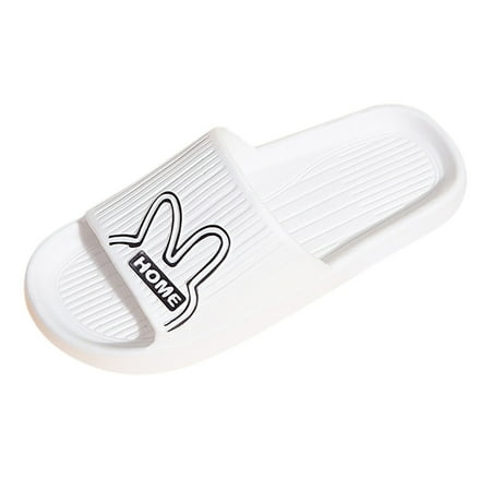 

Womens Sandals Home Slippers Flip Flop Cute Rabbit Indoor Bedroom Footwear Unisex Lovers Flat Shoes