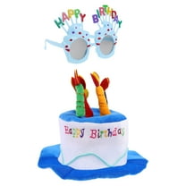 Birthday Hat Glasses Makeup Hats Happy Prom Costume Supplies Party