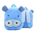 thumbnail image 1 of Mochila para niños pequeños Mochilas de animales del zoológico Bolsa de felpa linda Dibujos animados 10 "Bolsa de libros preescolar para 1-6 años Niñas Niños Hipopótamo BANYUO  Hogar, 1 of 3
