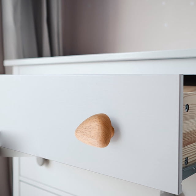 WIFKLSIIPG Your Cabinets with Stone Pebble Shaped Drawer Pulls – Trendy Durable and Easy to Install