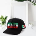 thumbnail image 3 of Jiibva Mexican Embroidered Baseball Cap Unisex Mexican Flag Hip Hop Hat Mexican Outdoor Recreational Sports Cap, 3 of 7