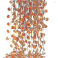 thumbnail image 1 of Artificial Flora 12pcs Autumn Garland Maple Leaves Artificial Decoration Maple Garlands Red Maple Leaves Ivy Hanging, 1 of 5