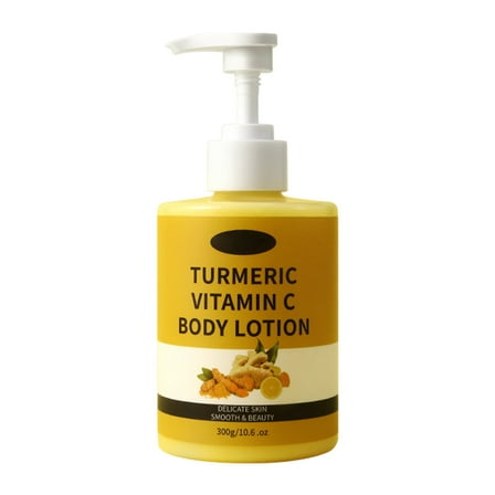 HHBEAUTY Turmeric Lotion for Spots - Natural Turmeric Skin Brightening Cream for Face & Body - Cleanse Skin, Fight Acne, Even Tone, Clear Scars, Sun Damage, & Discoloration - with Vitamin C